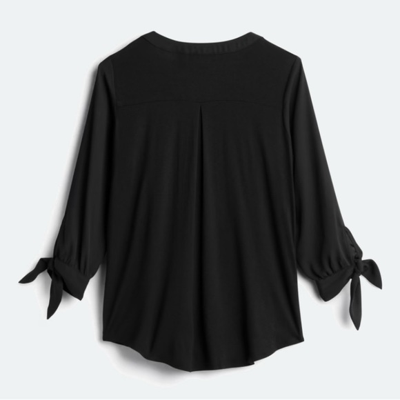 Fortune + Ivy Mixed Material Blouse - Picture 3 of 3